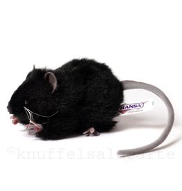 Hansa knuffels black Hansa cuddly rat