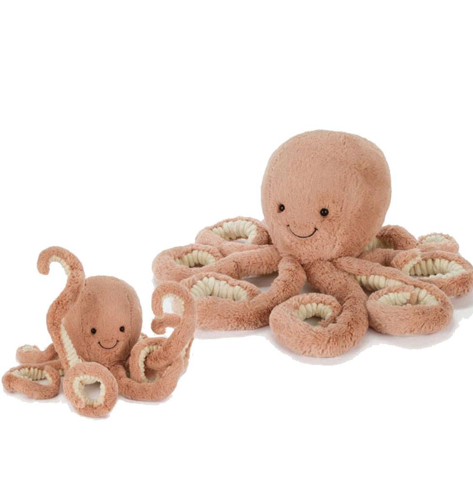 Jellycat knuffels Odell Octopus Jellycat 23 cm small