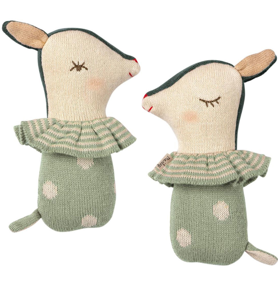 Maileg Maileg Bambi Rassel Schläfrig Wach Staubig