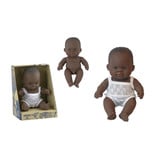 Miniland poppen Miniland Babypuppe Afrikanischer Junge 21 cm