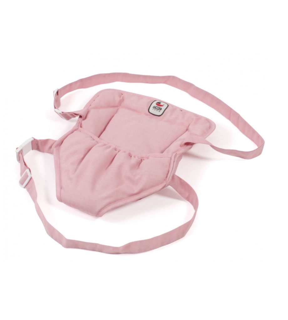 Baby carrier pink for the Gordi and Miniland dolls