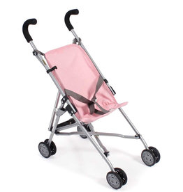 Poppenwagen buggy roze