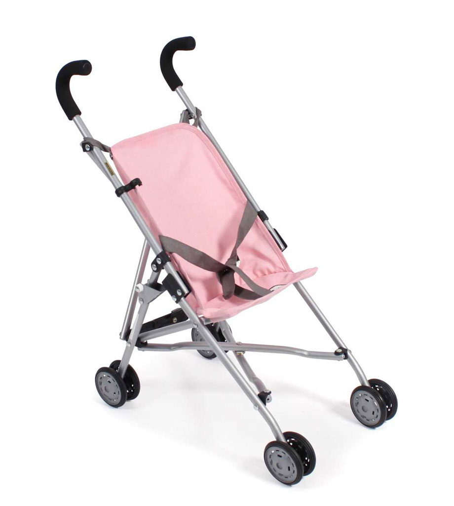 Poppenwagen buggy roze voor o.a. de Gordi babypoppen Paola Reina - Knuffels carte