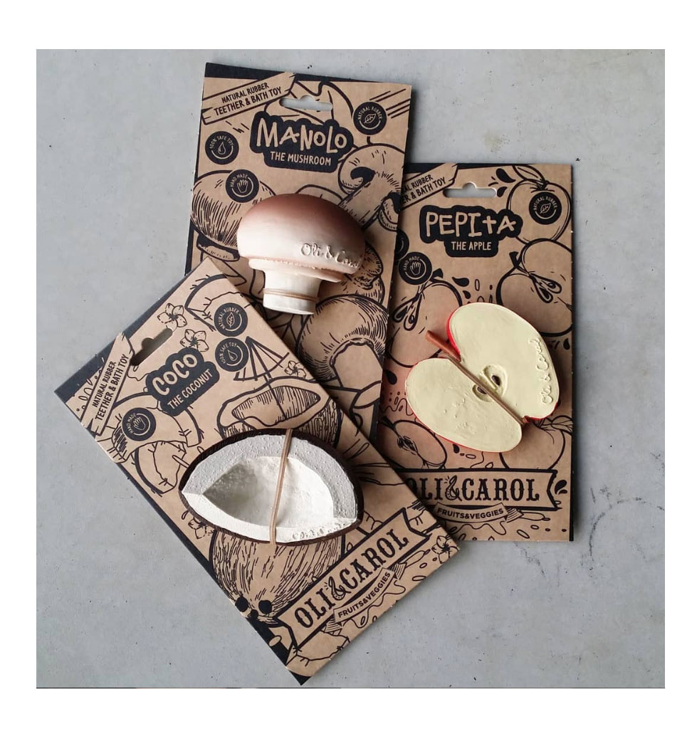 Oli and  Carol Manolo Mushroom from Oli & Carol bath toy