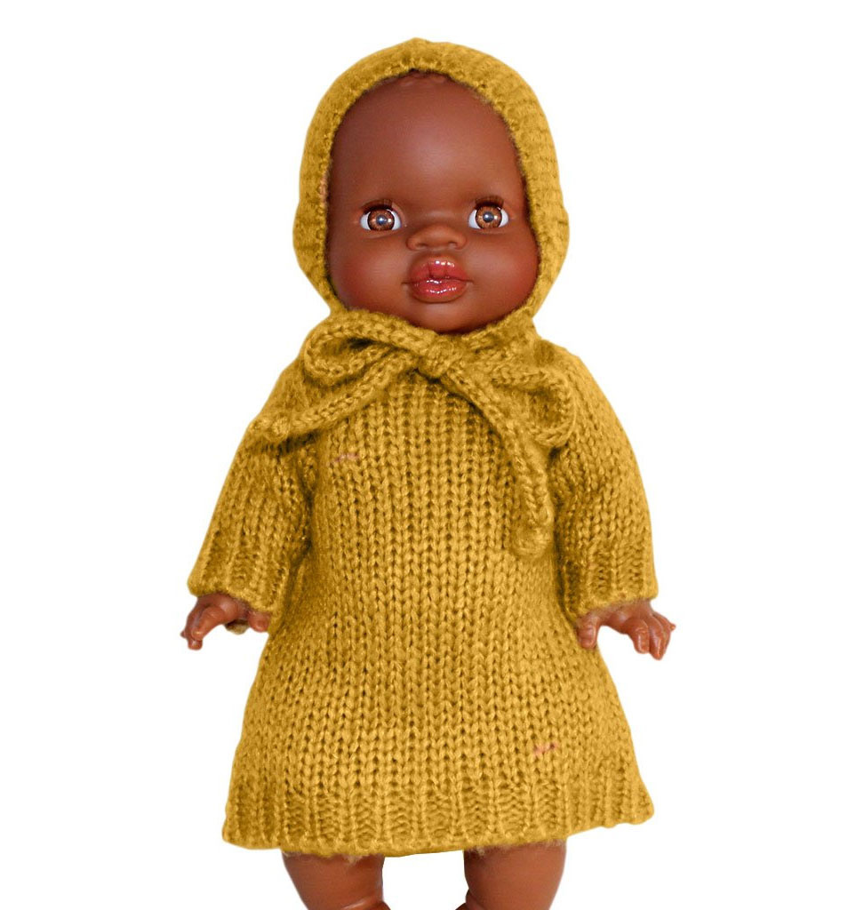 Minikane  Knitted set Gasparine by Minikane color: moutarde