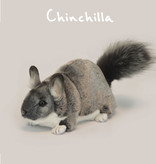 Hansa knuffels Hansa chinchilla pluche