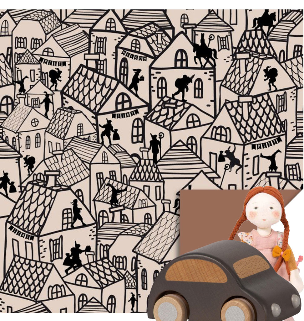 free Sinterklaas wrapping paper