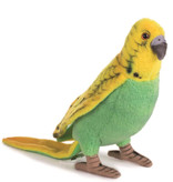 Hansa knuffels Hansa budgerigar green 7 × 5 × 15 cm