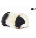 Hansa knuffels Hansa cavia zwart / wit 19x9x10 cm