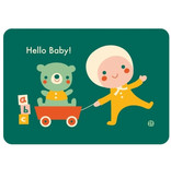 By-Bora By-Bora card Hello Baby!