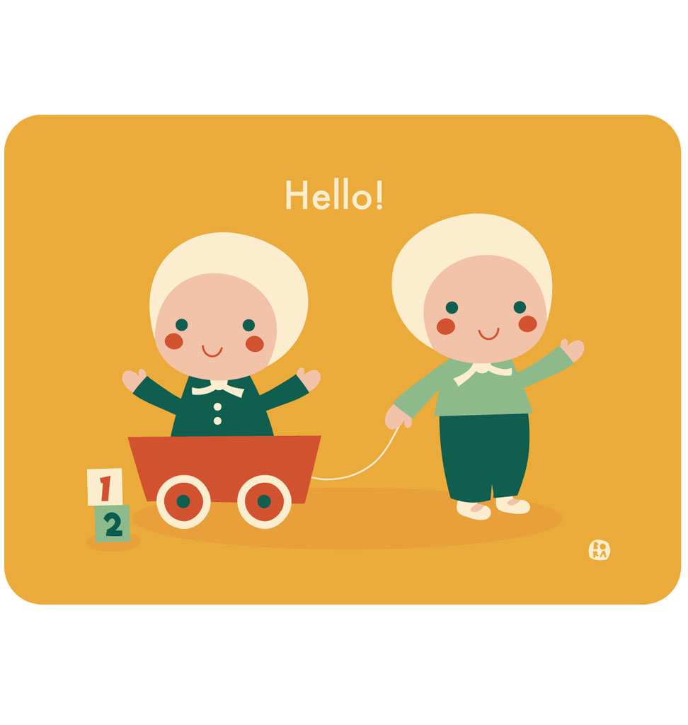 By-Bora By-Bora-Karte Hallo