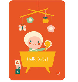 By-Bora By-Bora-Karte Hallo Baby!