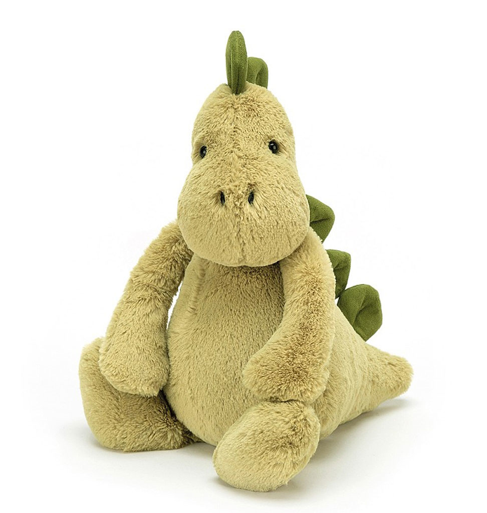 Jellycat knuffels Schüchterner Dino Jellycat klein 18 cm