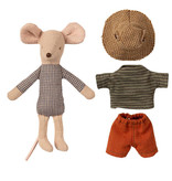 Maileg Maileg Big Brother hiker mouse with sleeping bag