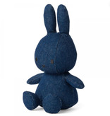 Miffy / Nijntje by BonTon Toys Nijntje (Miffy) raw denim knuffel / 23 cm stoer jeans design