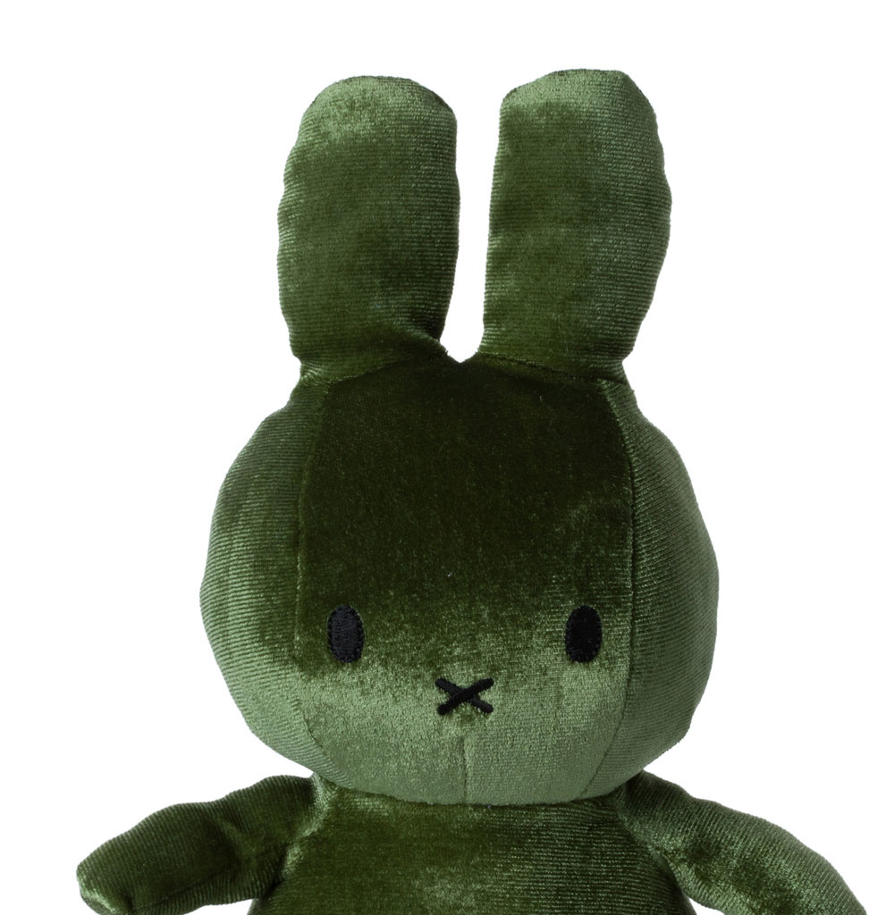 Miffy / Nijntje by BonTon Toys Miffy green velvetine 23 cm