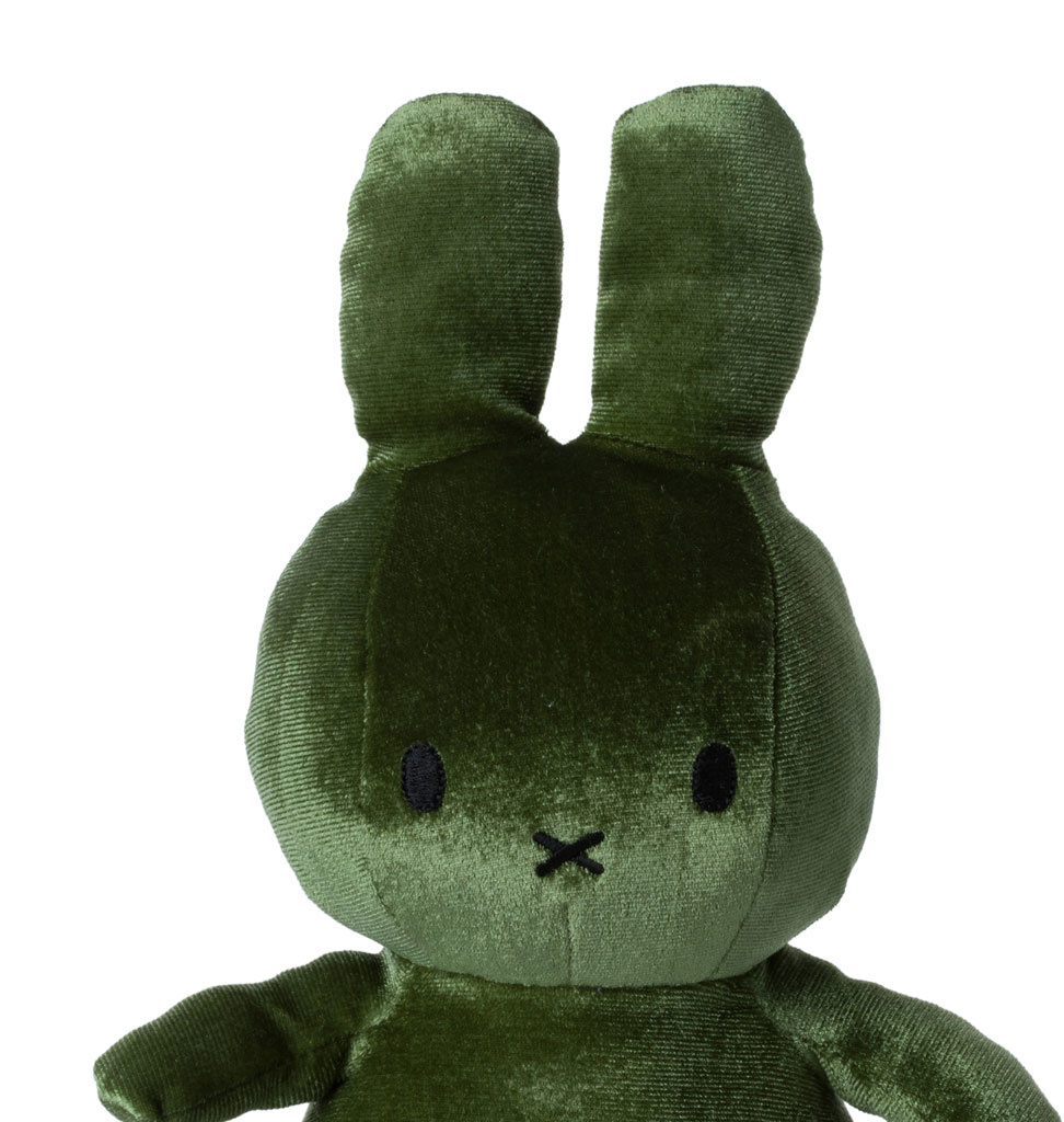 Miffy / Nijntje by BonTon Toys Nijntje groen velvetine 23 cm