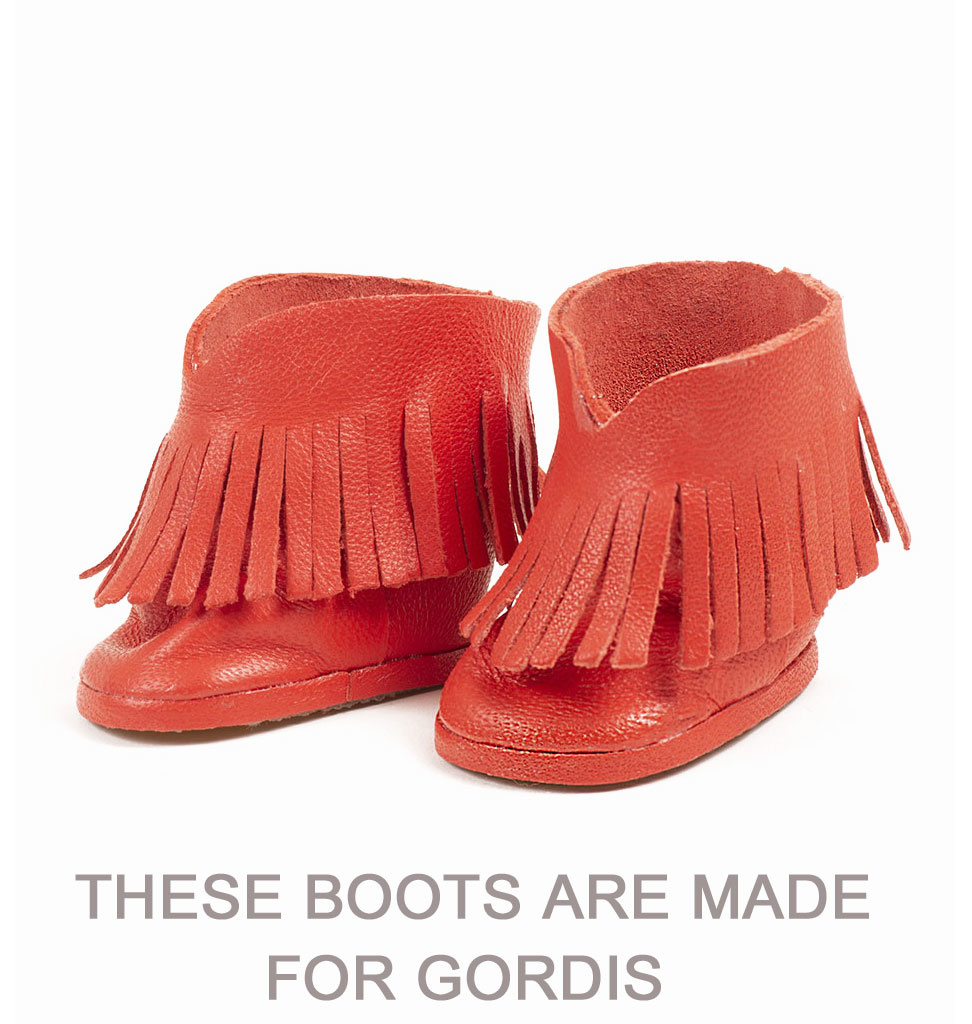 Minikane  Minikane red boots for Gordi dolls