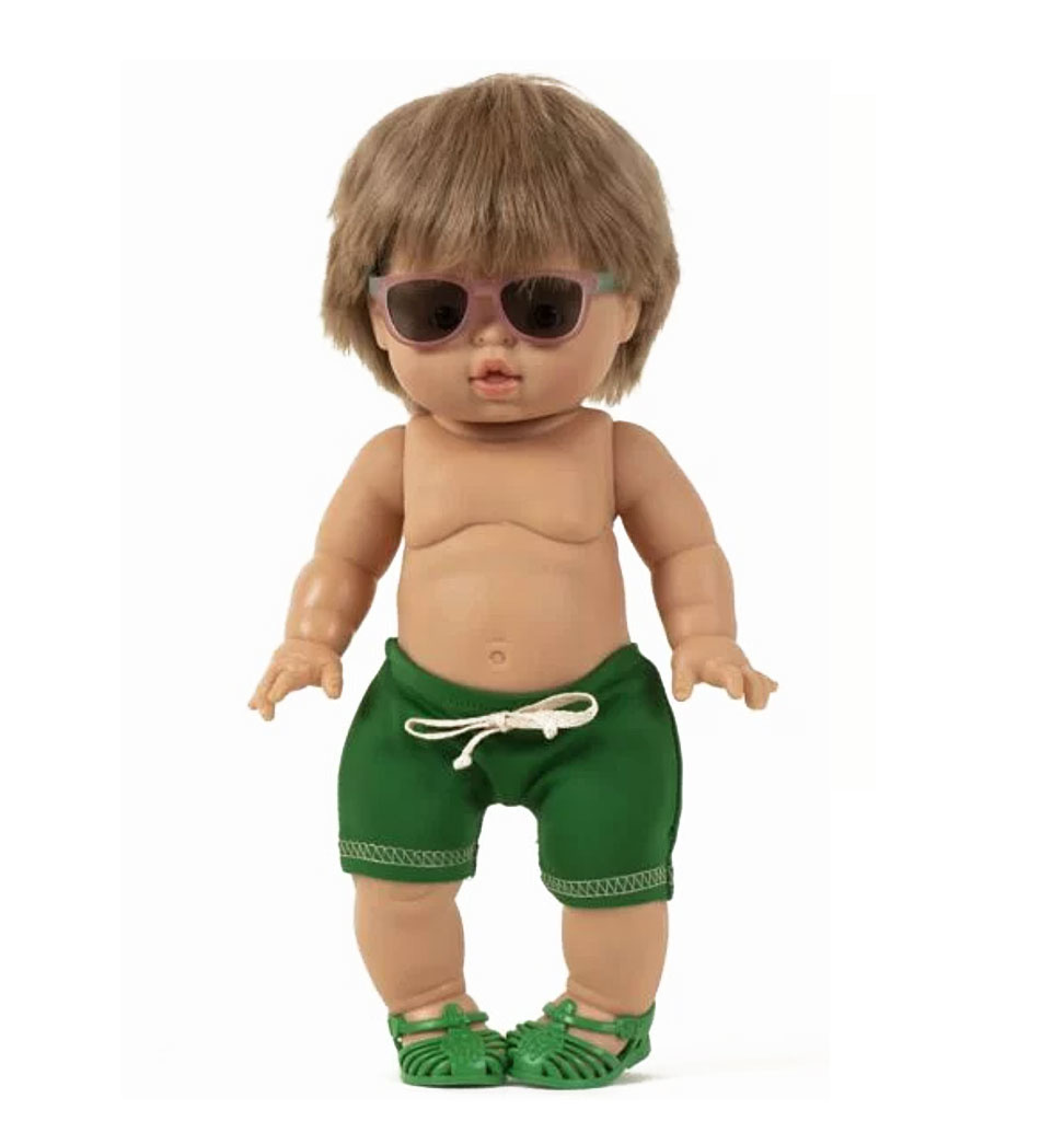 Minikane  Minikane swimming trunks Vito vert for Gordi dolls