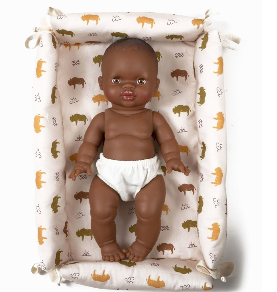 Paola Reina poppen Paola Reina baby doll brown girl 34 cm