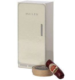 Maileg Maileg fridge for the little mice with sausage and camembert