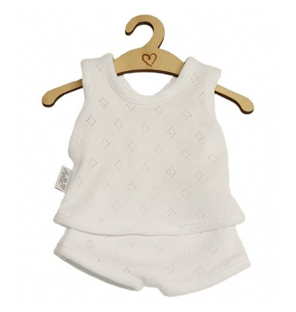 Hollie Hollie durchbrochenes weißes Unterwäscheset für Gordi-Puppen