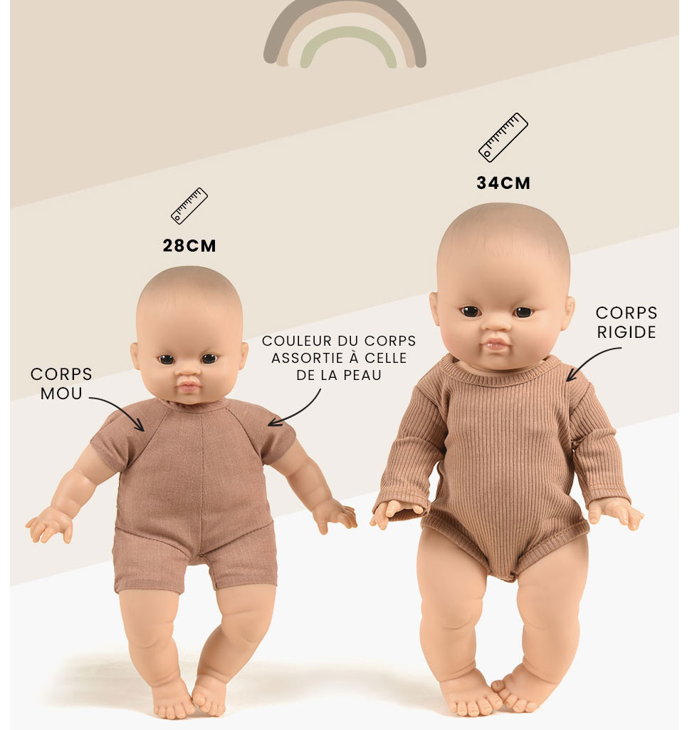 Minikane  Minikane bathrobe for the Babies Collection - ecru