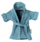 Maileg Maileg bathrobe father mouse Dusty Blue