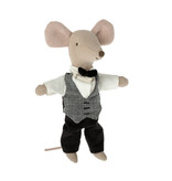 Maileg Maileg waiter mouse big brother / ober