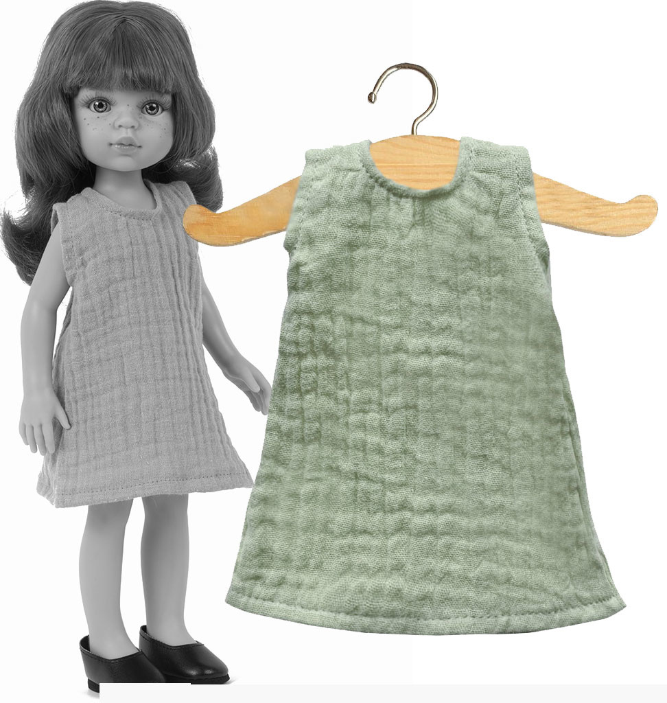 Minikane  Grünes Minikane-Kleid für Amigas-Puppen