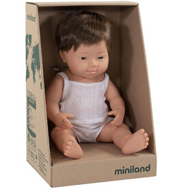 Miniland poppen Miniland Puppenjunge mit Down-Syndrom 38 cm