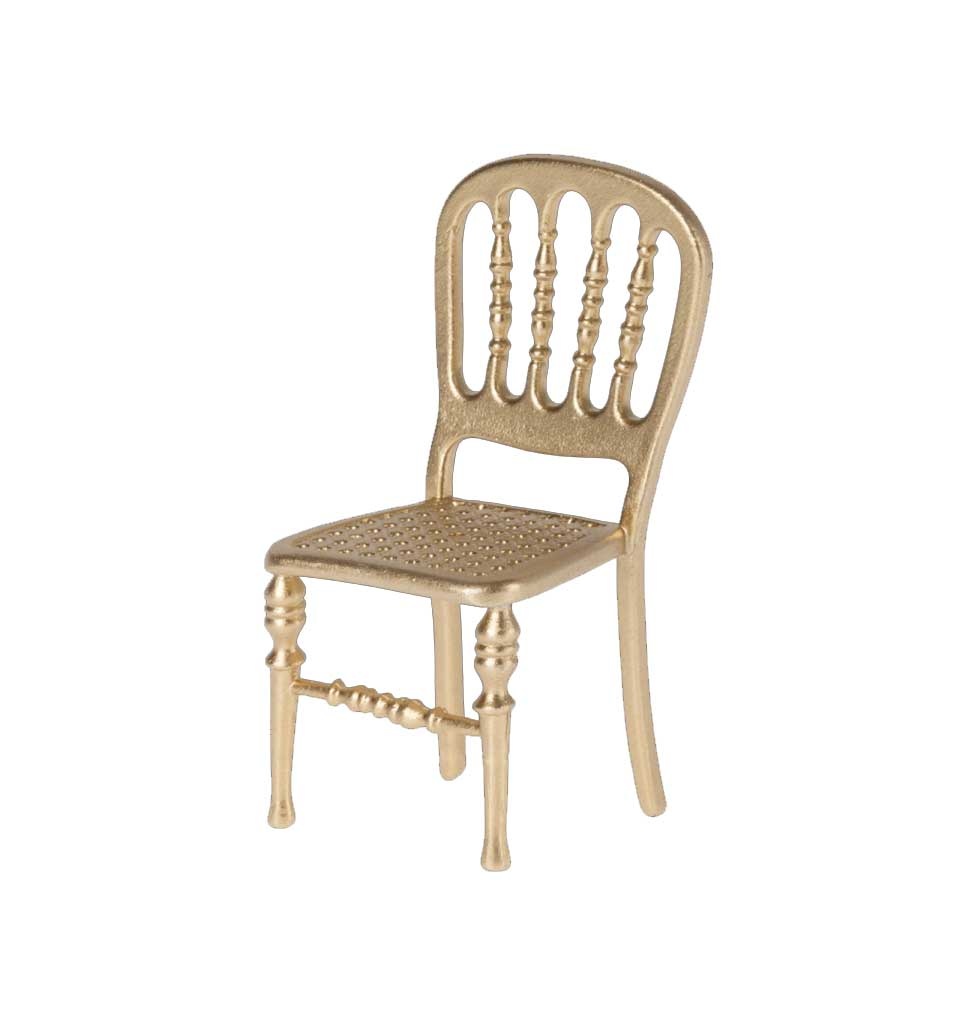 Maileg Maileg chair mouse gold