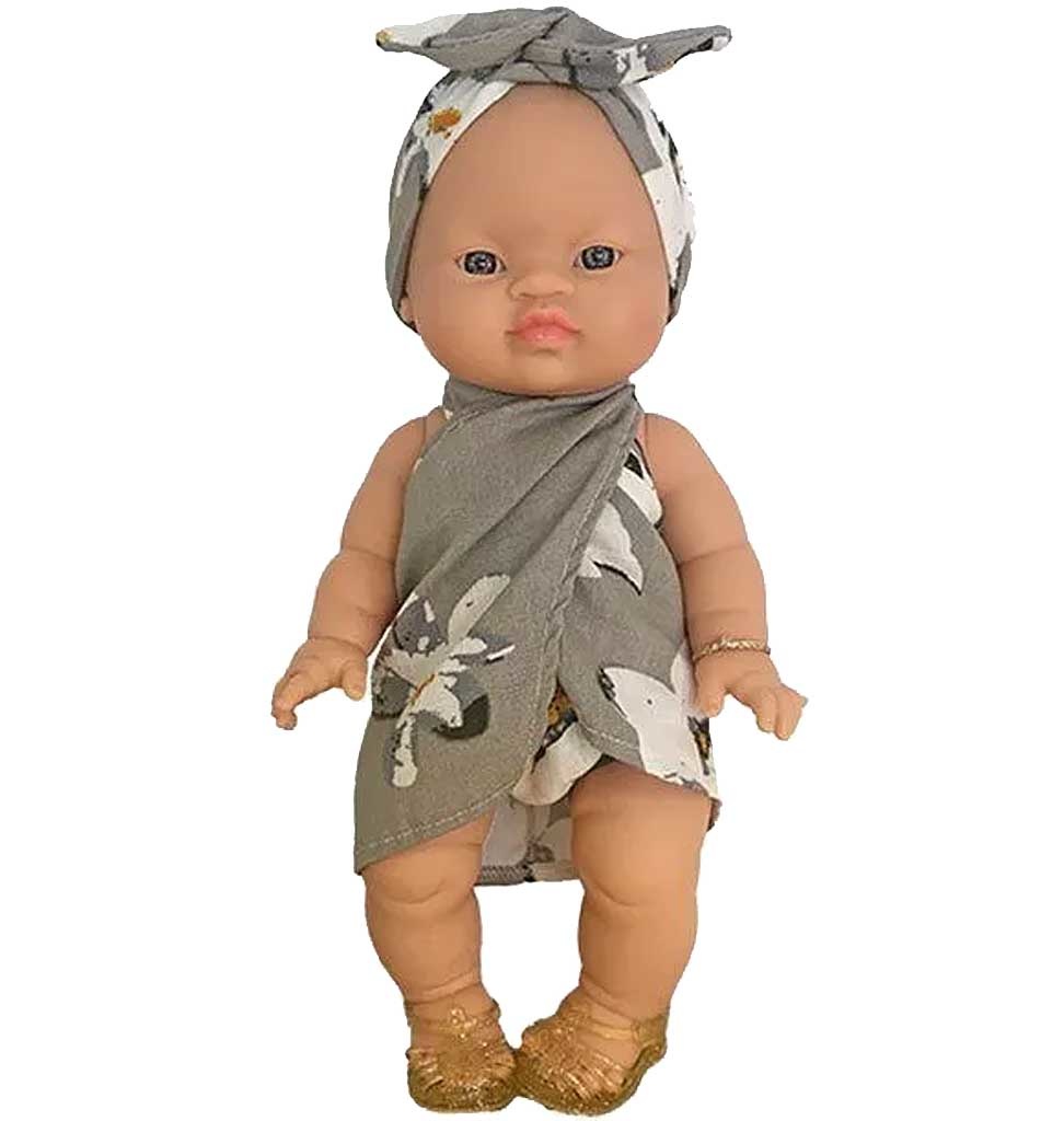Paola Reina poppen Paola Reina Gordi Babypuppe Mädchen Asiatische helle Augen