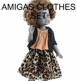 Paola Reina poppen Paola Reina Amigas doll clothing set / leopard