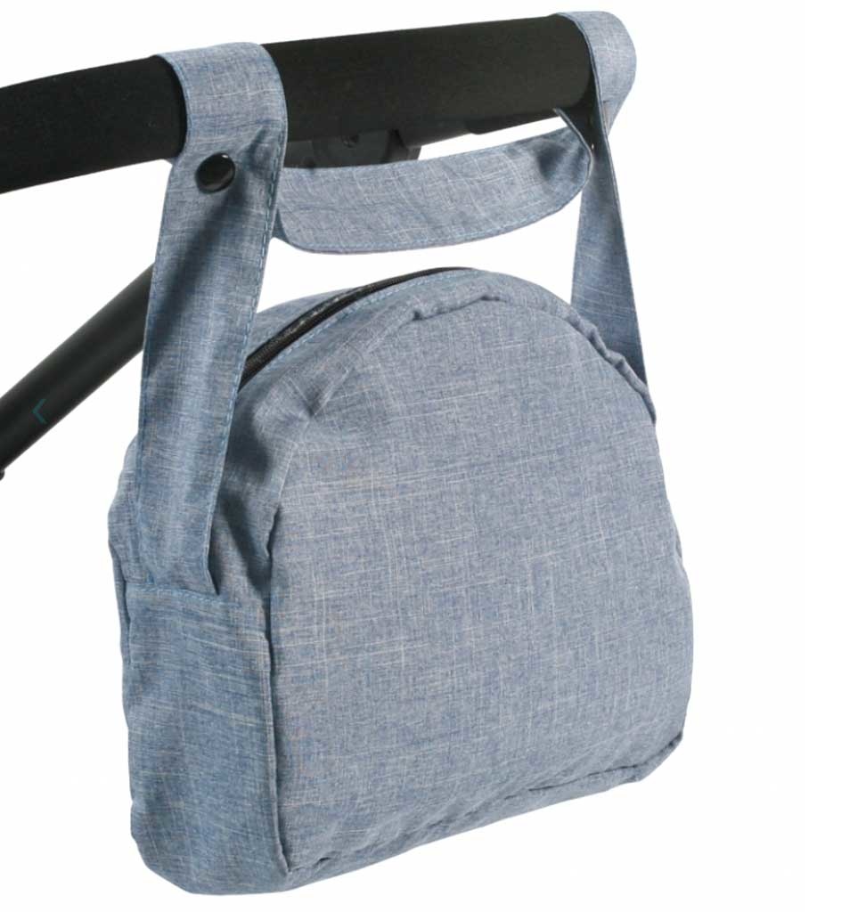 Miniland poppen Doll diaper bag denim / jeans