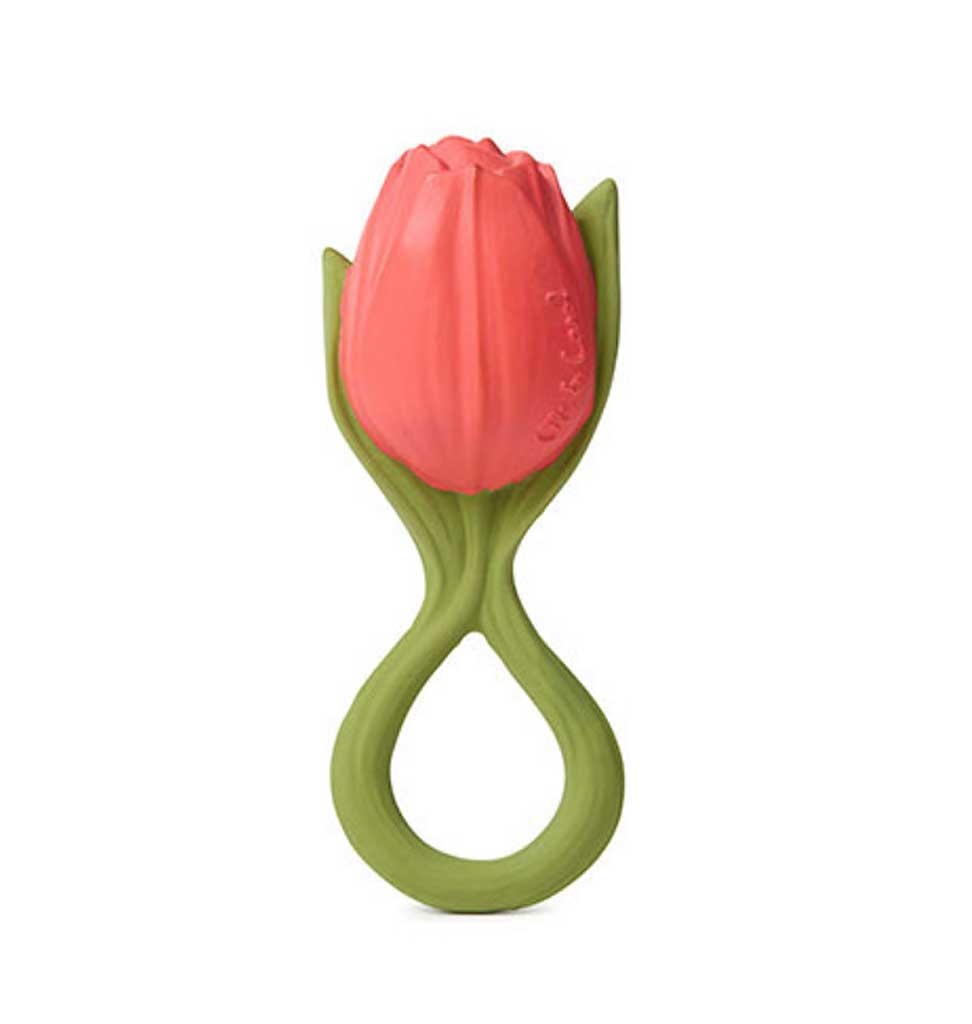 Oli and  Carol Oli and Carol Theo tulip bath toy / teething toy