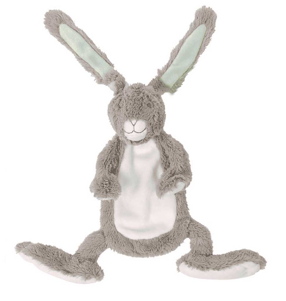 Happy Horse Happy Horse cuddle cloth Gray Rabbit Twine with crackling ears