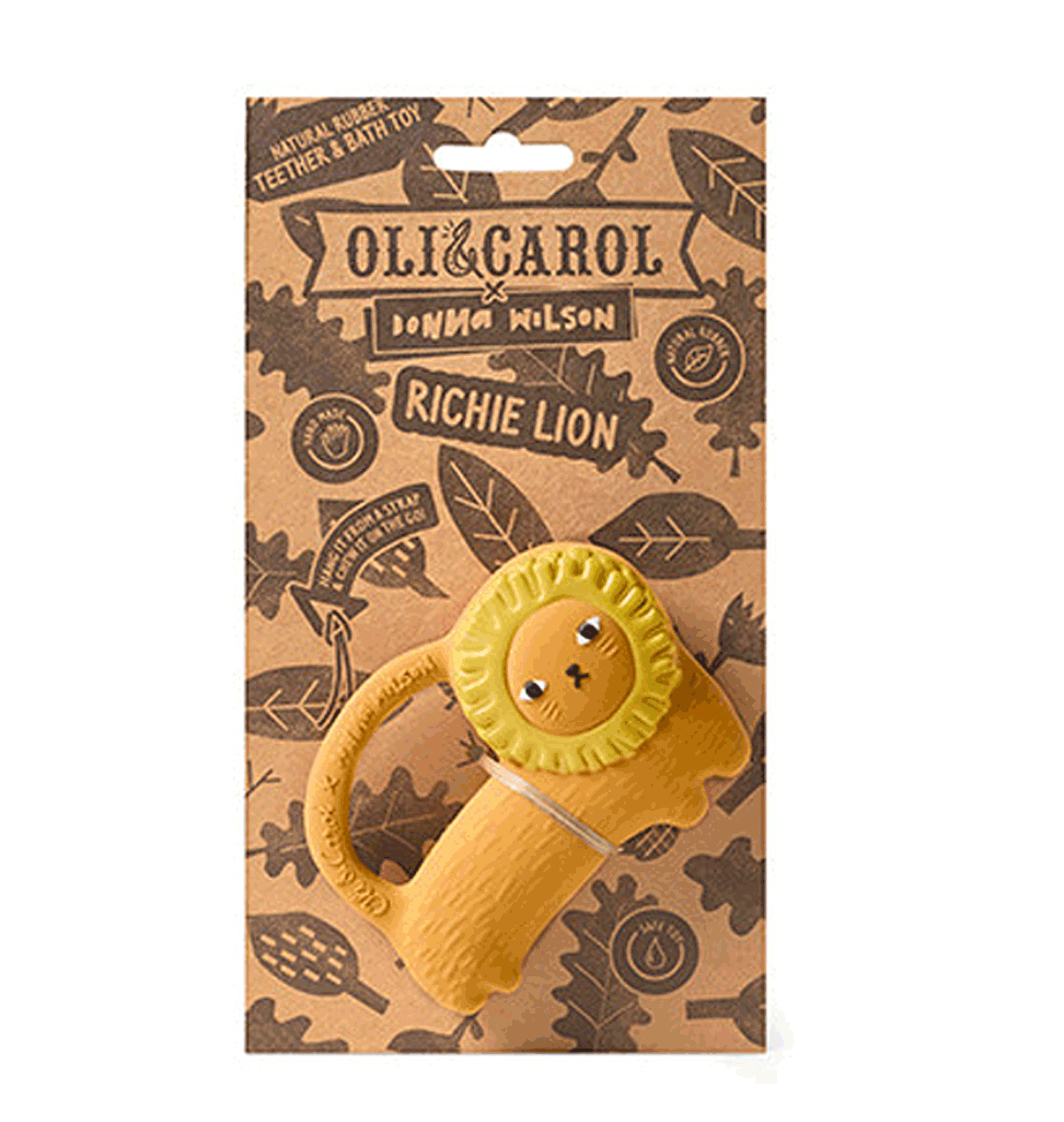 Oli and  Carol Donna Wilson / Oli&Carol teether and bath toy Richie lion