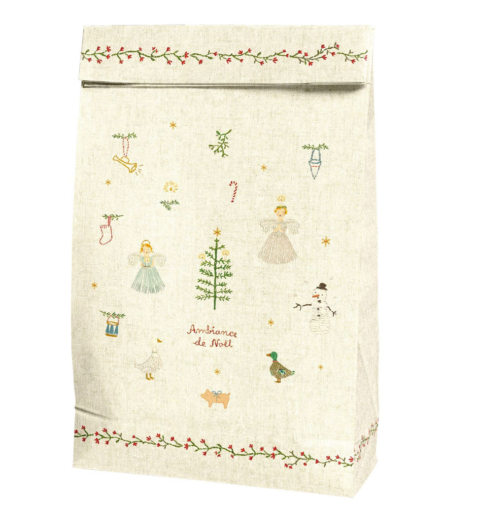 Maileg Maileg Christmas gift bag / Noël ambiance 29 x 18 cm