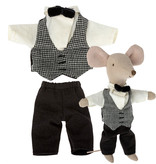 Main Sauvage Maileg clothing set waiter / waiter for Big Brother mouse