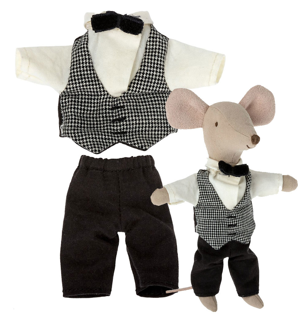 Maileg Maileg Bekleidungsset Kellner / Kellnerin für Big Brother Maus