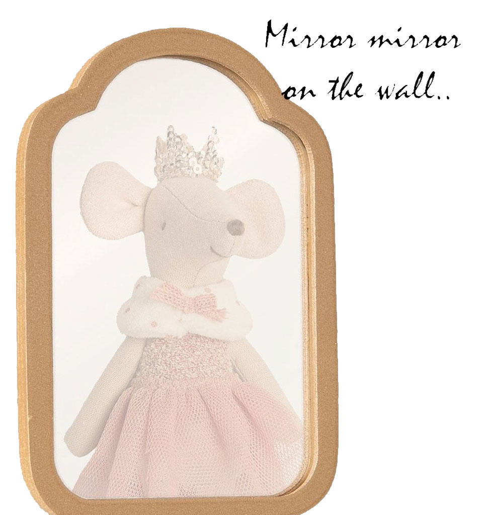 Maileg Maileg miniatuur spiegel voor in het muizenhuis of poppenhuis