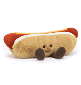 Jellycat knuffels Jellycat Amuseable Hot Dog