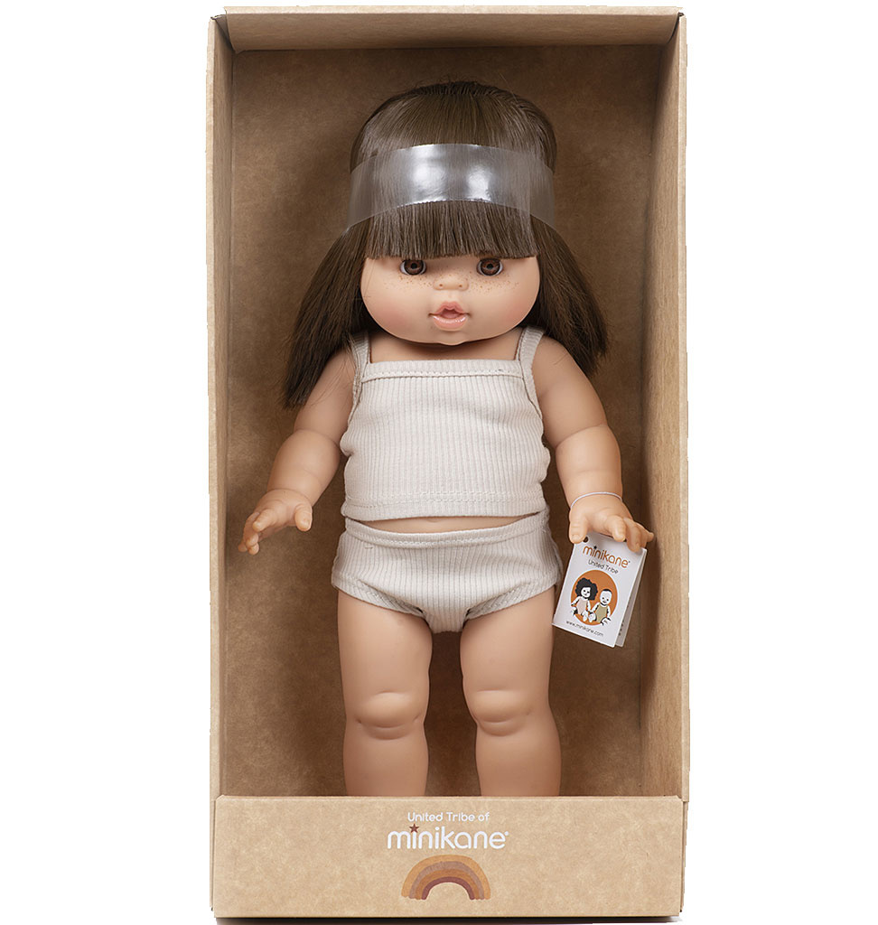 Minikane  Minikane / Paola Reina Puppe Janelle 37 cm (kann aufrecht stehen)