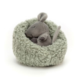 Jellycat knuffels Jellycat Hibernating knuffelmuis 12 cm