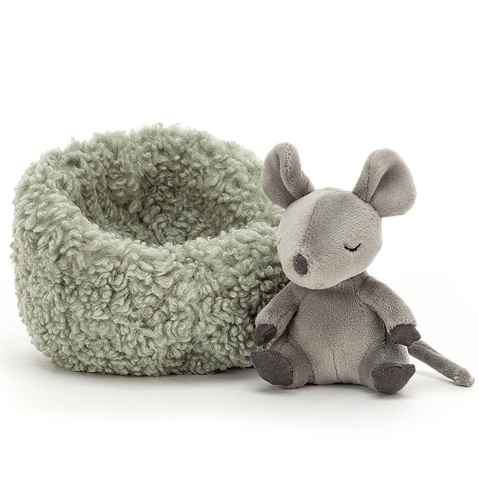 Jellycat knuffels Jellycat Hibernating knuffelmuis 12 cm