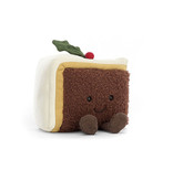 Jellycat knuffels Jellycat Amueseable slice of Christmas cake