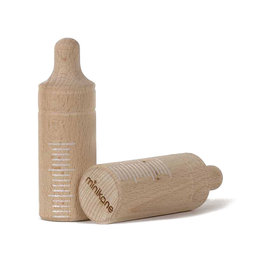 Minikane  Minikane Trinkflasche aus Holz / Milchflasche / Trinkflasche