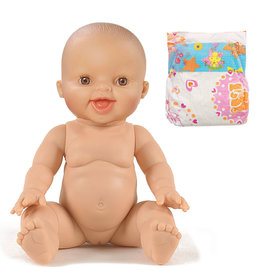 Paola Reina poppen Paola Reina Gordi doll with diaper