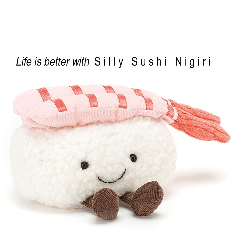 Jellycat knuffels Jellycat Silly sushi Nigiri